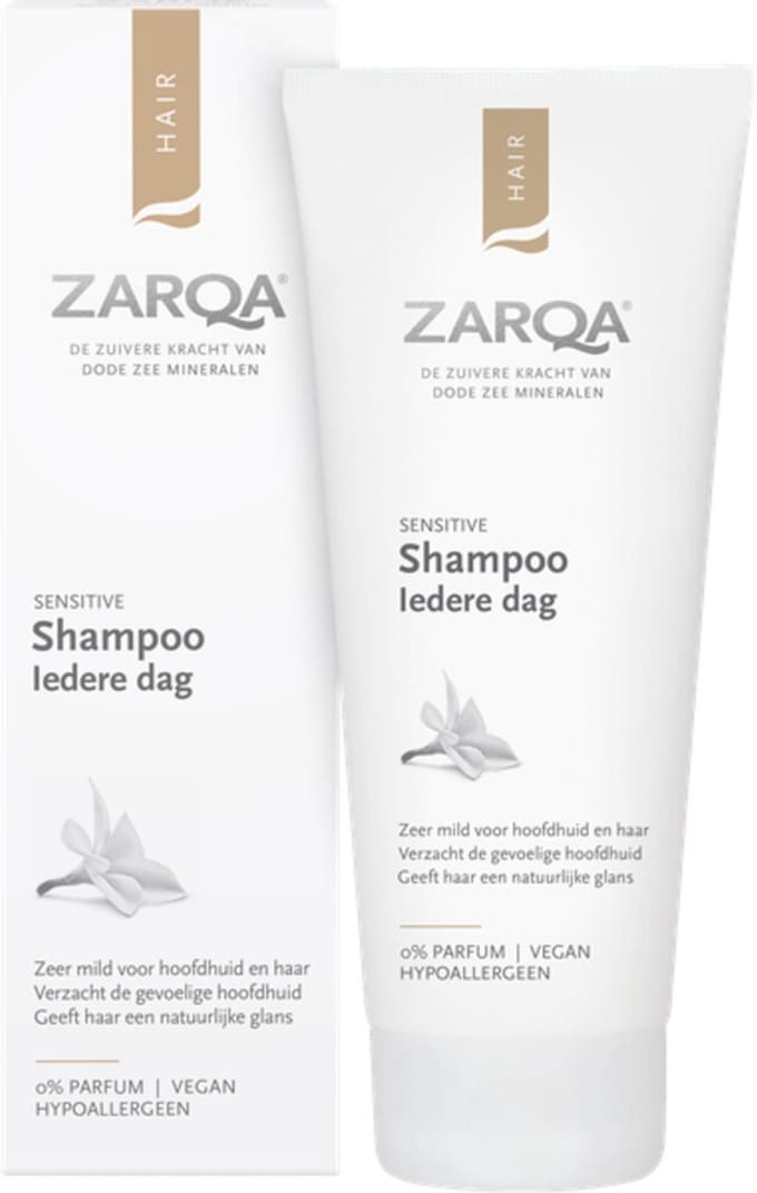 Zarqa Sensitive Shampoo Iedere Dag - 6 x 200 ml - Voordeelverpakking