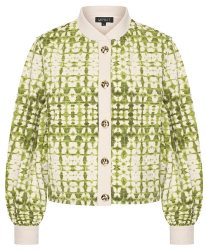MI PIACE - Travel Jasje Batik Print 2535 Kelp Forest kit - Maat : XL