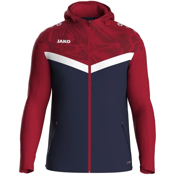 Kinder trainingsjack met capuchon en volledige ritssluiting Jako Iconic