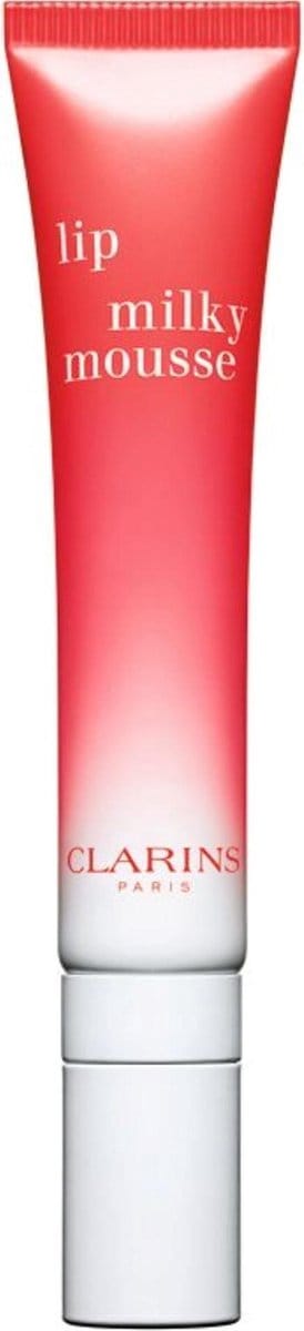 Clarins - Lip Milky Mousse - 01 Mily Strawberry - 10 ml - Lipgloss