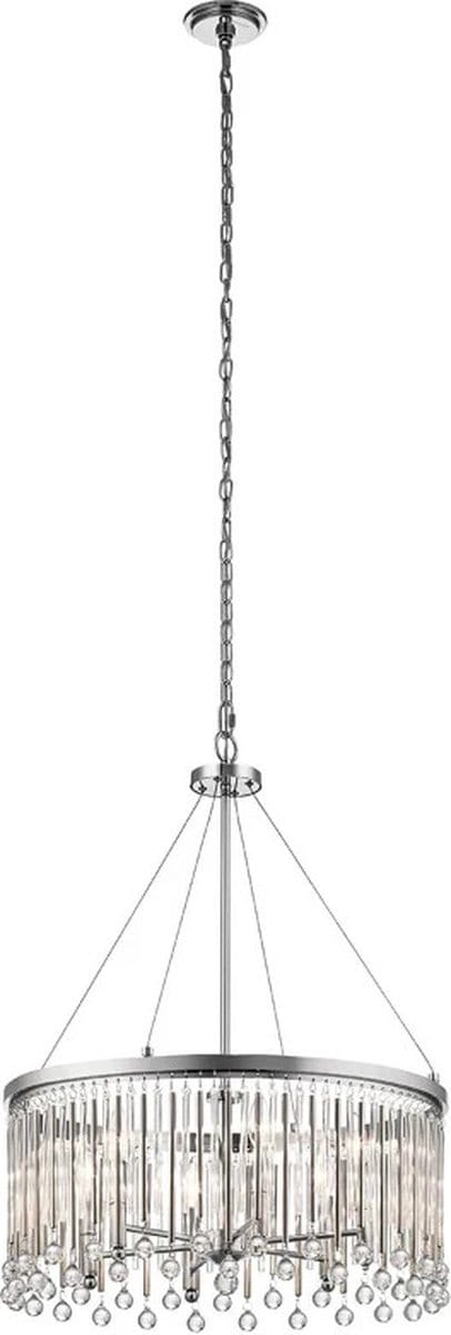 Kichler LED Kroonluchter | 6X E14 Max 60W | Dimbaar | Polished Chrome