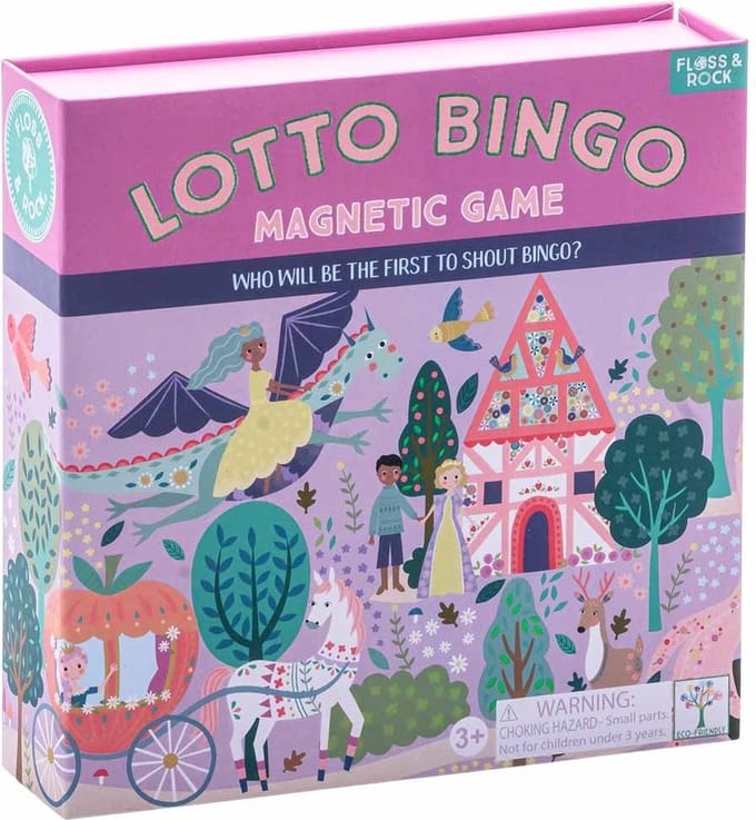 Floss & Rock Lotto / Bingo spel, Sprookje - 17 x 17 x 4 cm - Multi