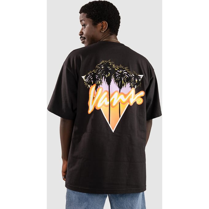 T-shirt Korte Mouw Vans Palm Drive SS Tee Black