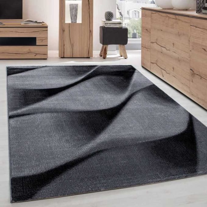 TapisTrend Designer tapijt Zwart-grijs 80x300 cm Parma 9240 Modern