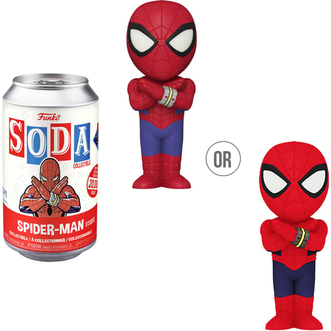 Marvel Comics Japanese Spider-Man w/Glow Chase Vinyl Soda Figure