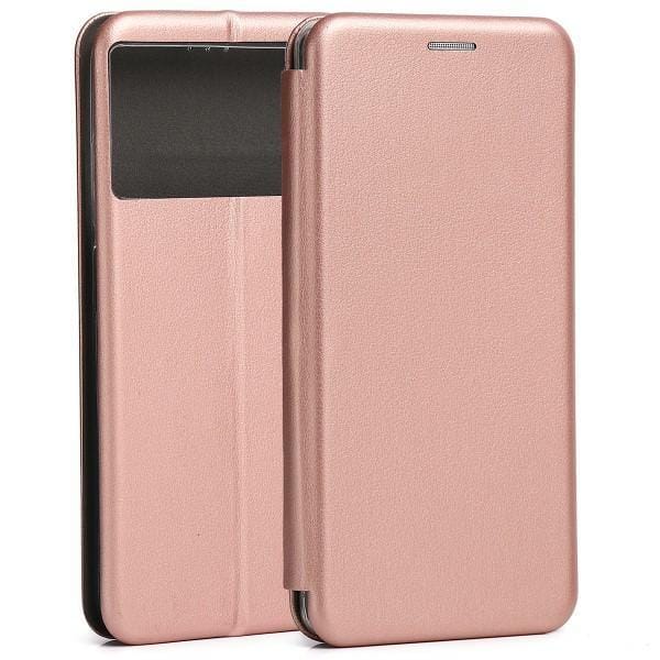 Beline Serie - Boektype Hoesje - Xiaomi Poco M5 - Rose Goud - Magnetische Sluiting