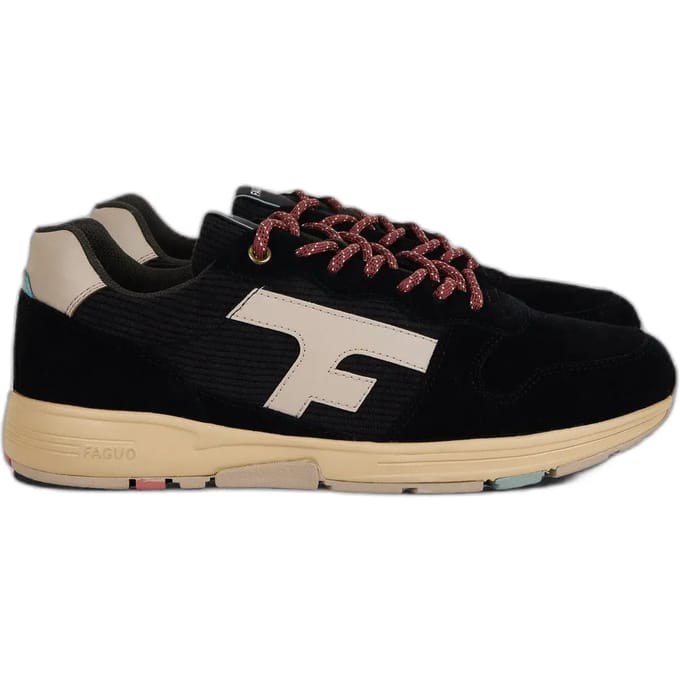 Suède sportschoenen Faguo Olive