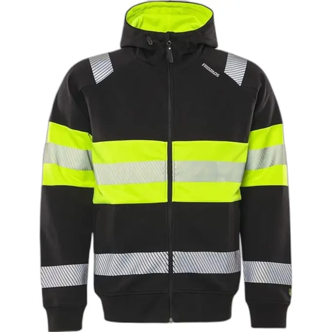 Fristads Signaliserende kleding High Vis stretch-sweatshirt met capuchon KL. 1 7532 Gkc 301032