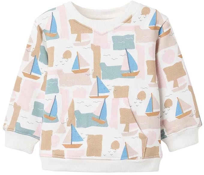 Zippy 3107018701 Sweatshirt Wit 6-9 Months Jongen