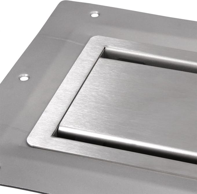 Douchegoot voor vinylvloer 100 cm Wiper VinylFloor Ponente complete set