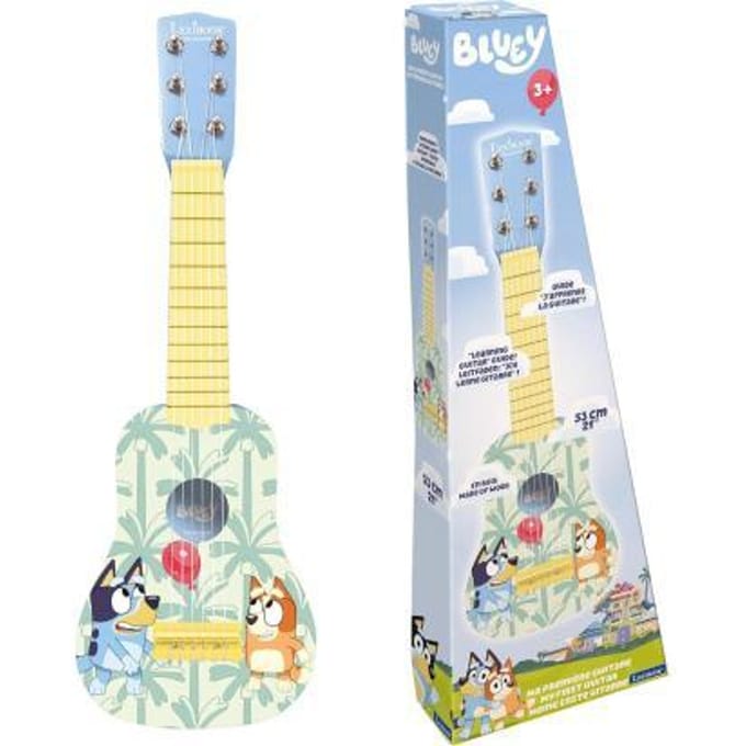 Lexibook Bluey Houten gitaar 53 cm Instrumenten Interactief speelgoed