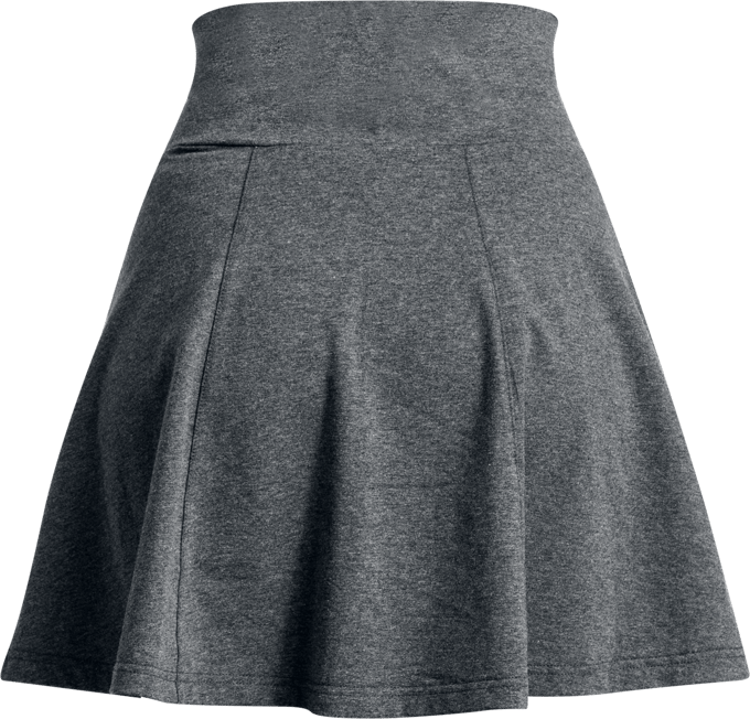 R.E.D. Rock-Engineered Design grijze rok met elastische tailleband - Dames - M