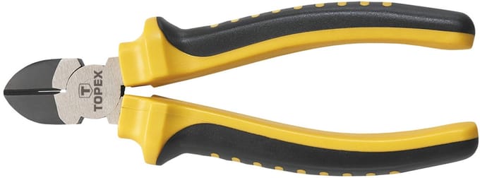 Topex - Zijkniptang - 160 mm - Ergonomische Handgreep - Inductiegehard