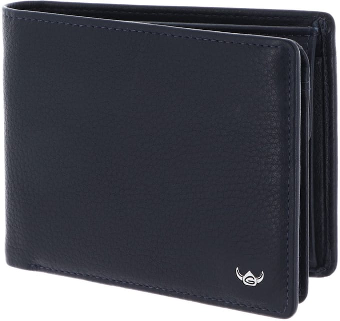 Golden Head Leren portemonnee Capri RFID Protect Scheintasche 1420 Blau donkerblauw