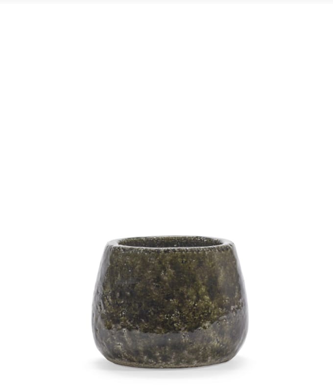 Serax Bloempot Groen-Donker Groen D 16 cm H 12 cm