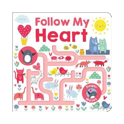 Maze Book Follow My Heart - ROGER PRIDDY