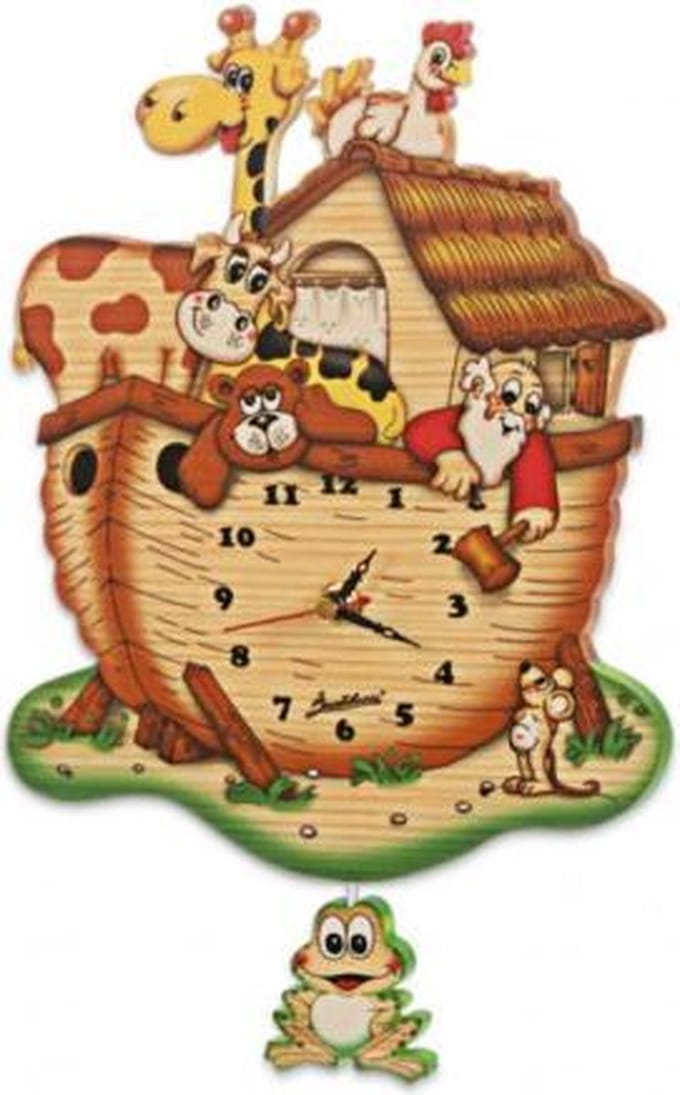 Muurklok Ark van Noach met klepel | Bartolucci