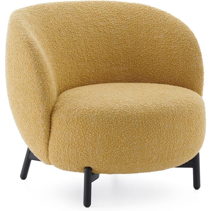 Kartell Lunam fauteuil Curly - KartellCurlyC5Giftgelb
