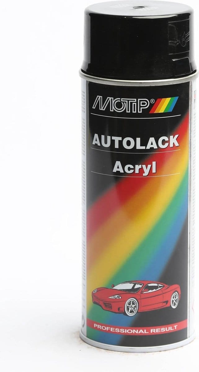 Motip 46860 - Autolak spuitbus - Zwart  - 400ml
