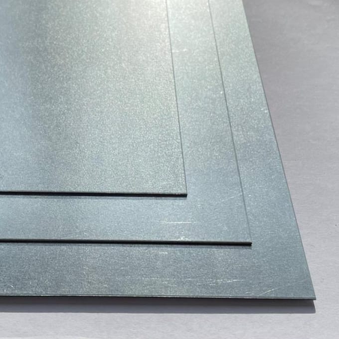 Staal Plaat Gegalvaniseerd - 2mm, 1000x500mm
