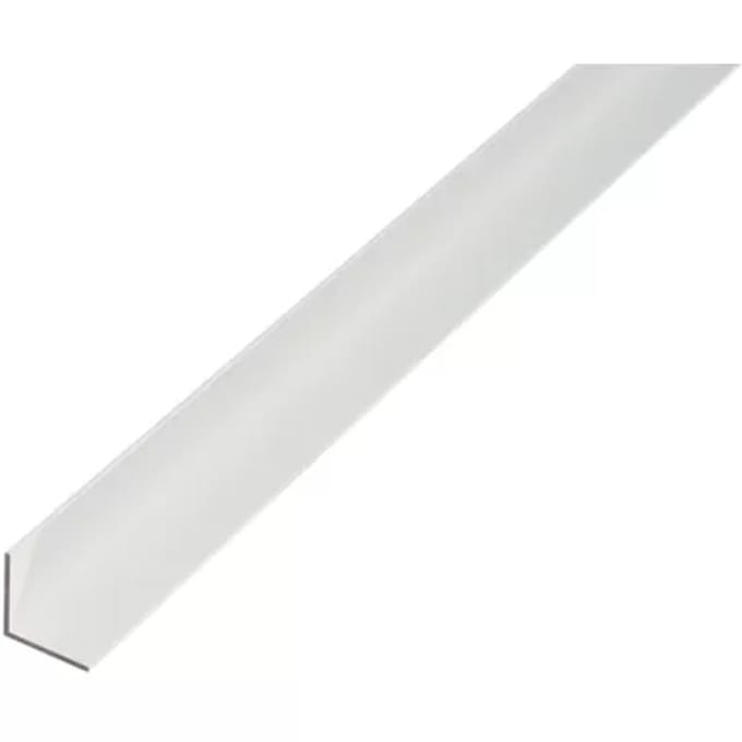 Alberts Hoekprofiel - Aluminium Wit - 25x25x1,5mm 2,6m