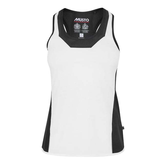 Musto Damesvest van balsa, getailleerd (Wit)