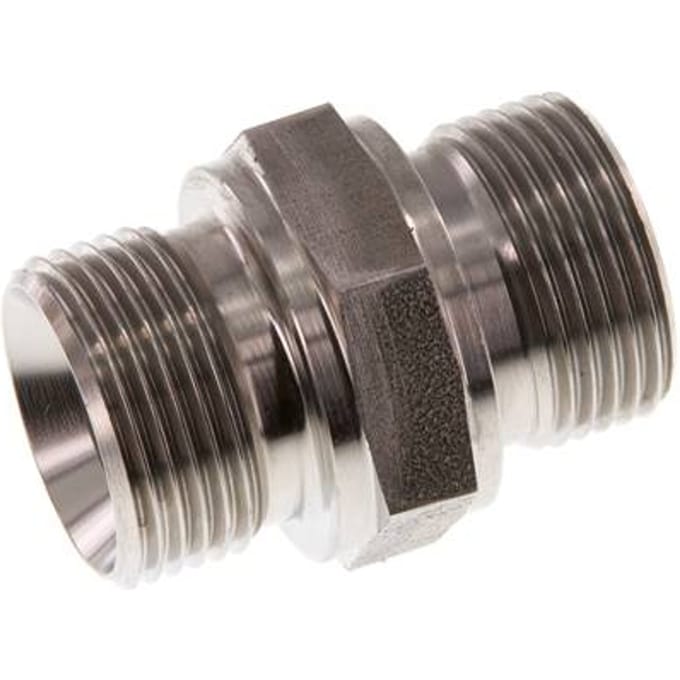 G 3/4'' RVS Borstnippel 400 Bar - Hydrauliek - FL2S-M-ST-034G-I
