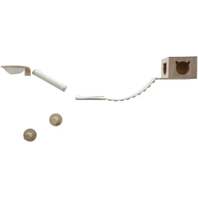 Kerbl Huisdier klimwand Andes voor katten Set van 7 delen Katten