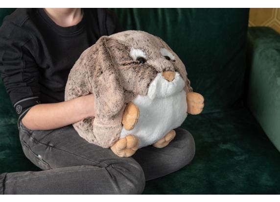Cozy Noxxiez Handwarmer/knuffel Konijn Junior 35 Cm Pluche Bruin