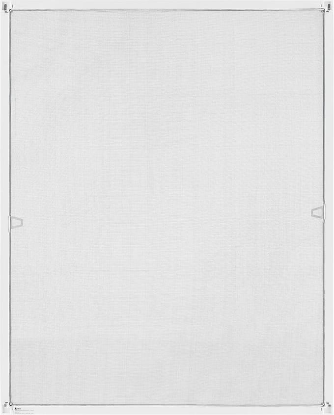 Vliegenhor / Raamhor / Hor - 80 x 100 cm - Wit - Incl. Bevestigingsmateriaal
