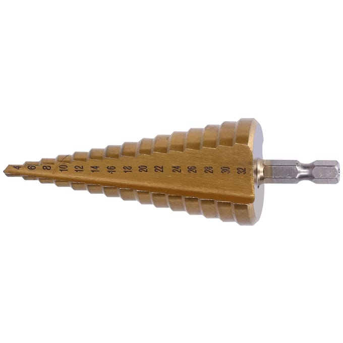Stapboor Ti-coating Rechte groef Pagodekegel HSS Ruimer 14 inch Driehoekige handgreep