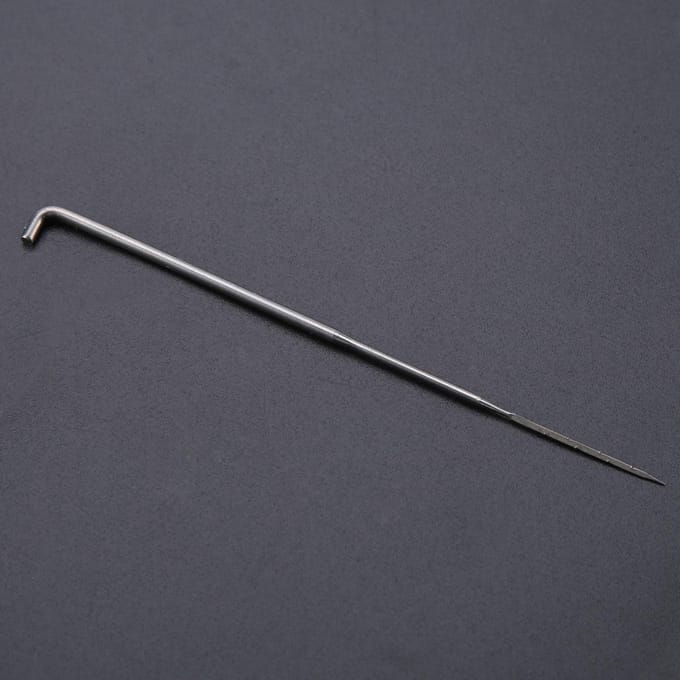 100 stuks handgemaakte wolviltnaaldensets handgemaakte gereedschapsaccessoires(L) gray