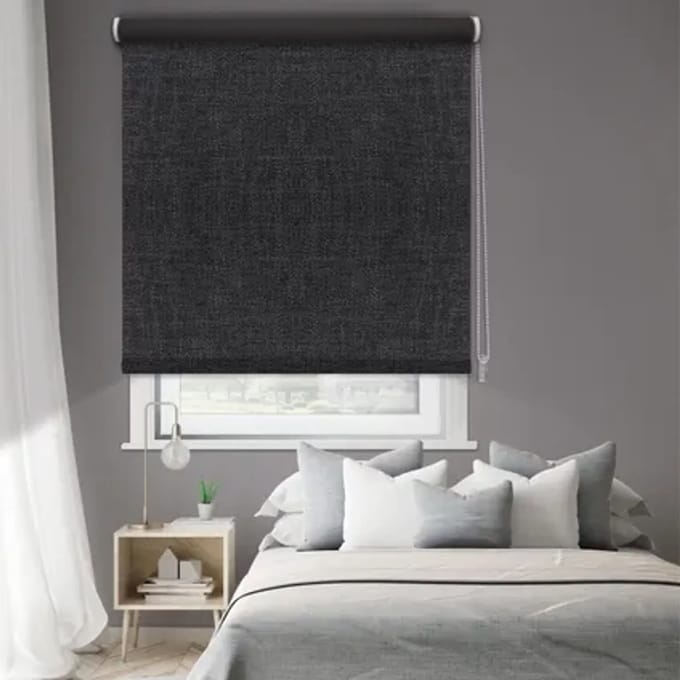 Madeco 1655 Ancona Verduisterend Rolgordijn Antraciet 60x190cm