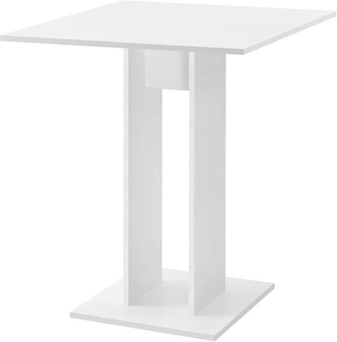 Vierkante design eettafel 65x65cm voor keuken en eetkamer