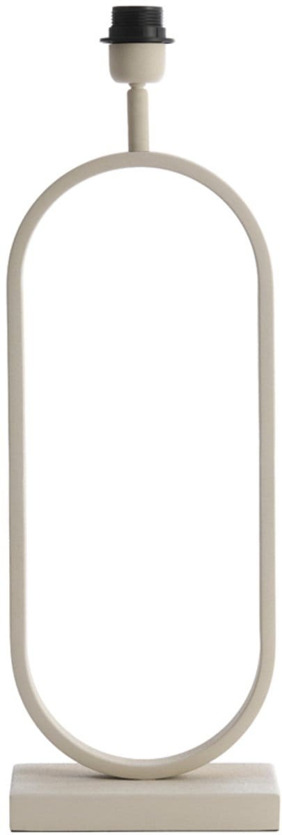 Light & Living Tafellamp Jamiri 55cm - Crème (excl. kap)