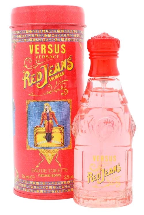 Versace Red Jeans Eau de Toilette Spray Damesparfum Dames 75 ml