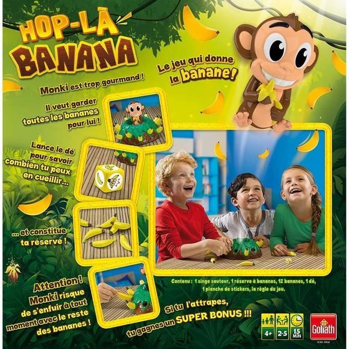 HOP LA BANANA - Jeu de société enfant - GOLIATH pur