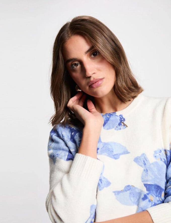 Morgan - Printed jumper round neck 261-Mirisa - Maat : M