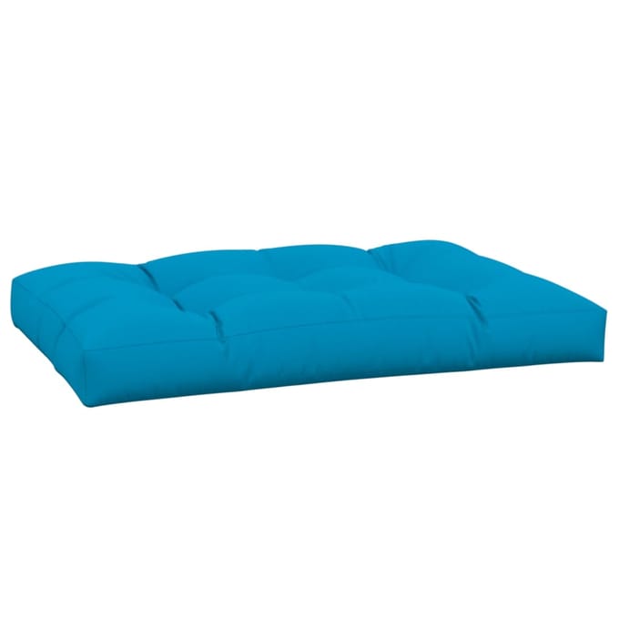 vidaXL - Palletkussen - 120x80x12 - cm - stof - blauw