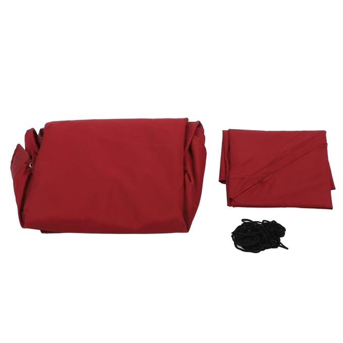 Vervangend doek voor terrasparasol, achtertuin, tuin, buitenparasol, top, zonwerend, water brown