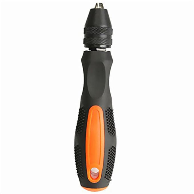 Solidchoice - Mini Handboor met Sleutelloze Chuck voor Precisiewerk