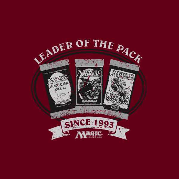 Magic the Gathering Leader Of The Pack Men's T-Shirt - Bordeaux - M