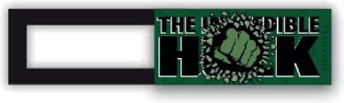 Webcam cover - licentie™ - Hulk 01 - groen