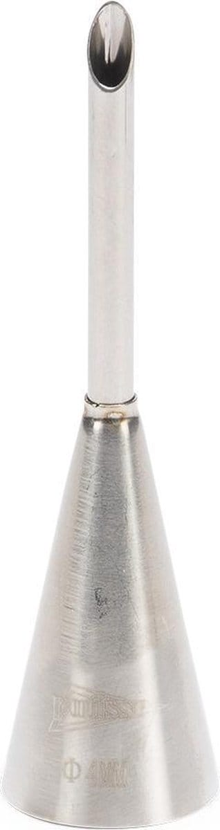 Patisse Vul-spuitmondje 4 Mm Rvs Zilver