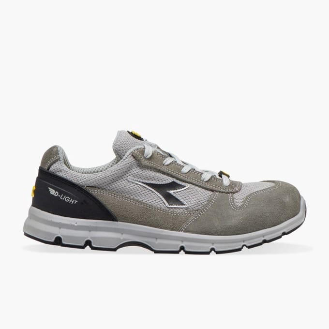 Diadora RUN TEXT LOW S1PS FO SR C. Rock /ALLUMINIUM 45