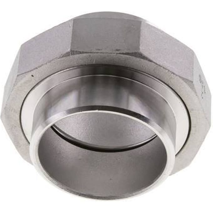 Rechte Koppeling 60,3mm Laseinde RVS Vlakke Afdichting PTFE 16bar