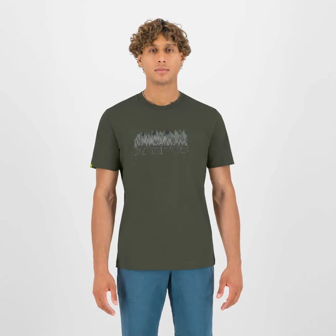 Karpos Bosco T-shirt Met Korte Mouwen Groen L Man