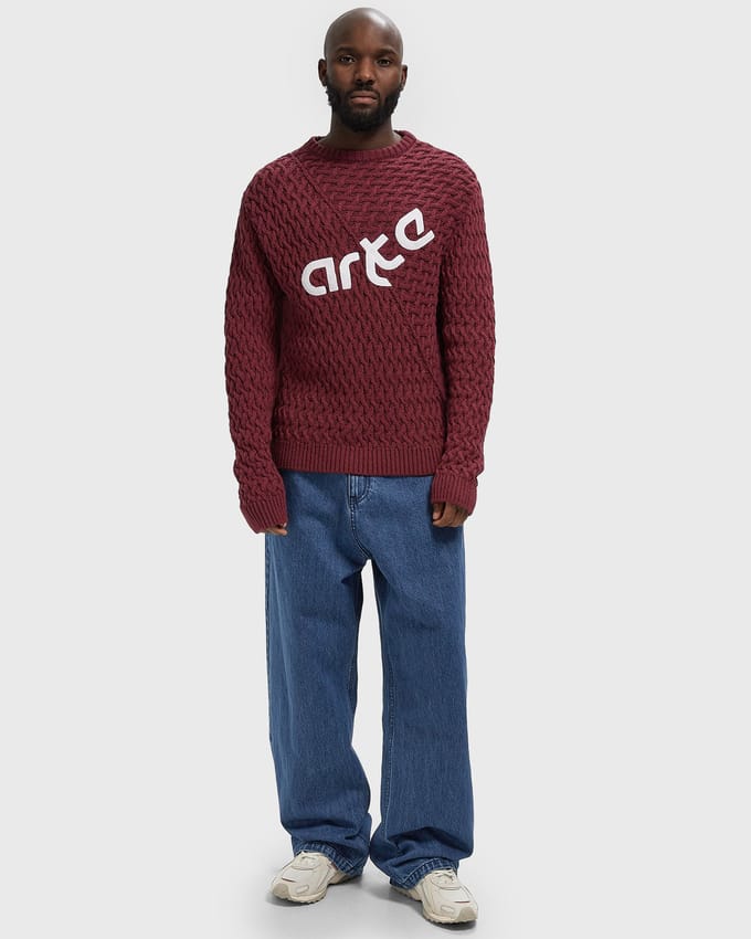 Distorted Logo Sweater
