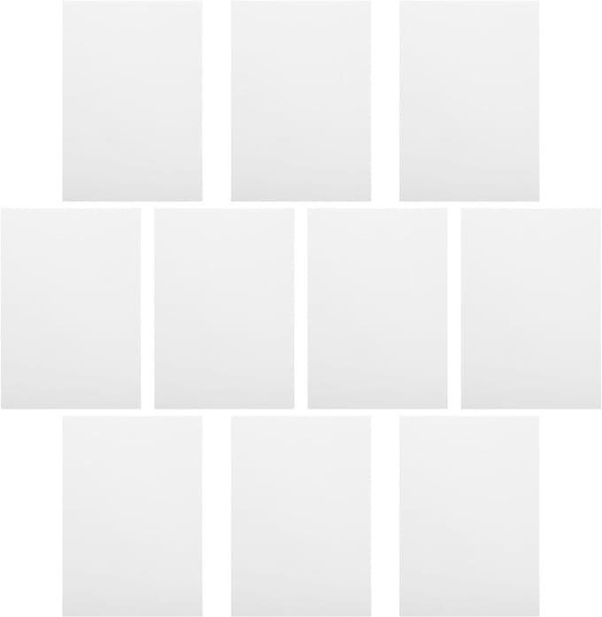 Pulp Kaartkarton - Tekstuur Papier - Kunst Projecten - Linnen Structuur - 38.5x26.5cm - Wit