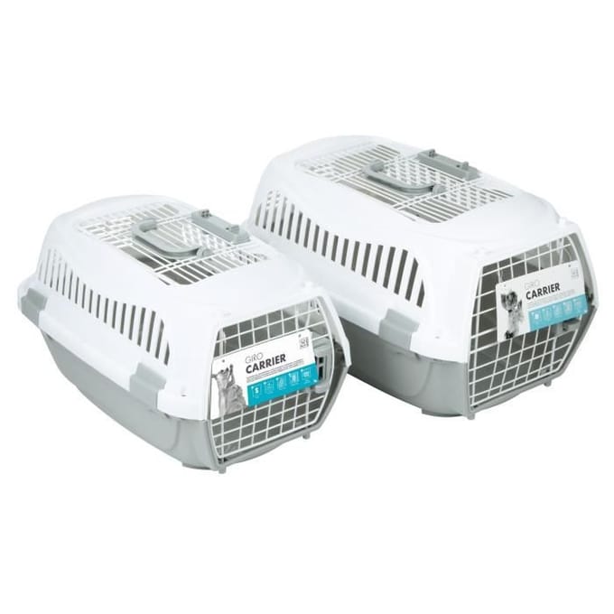 M-pets Hondenvervoersbox 57,2 X 36,5 X 32,8 Cm Wit/grijs